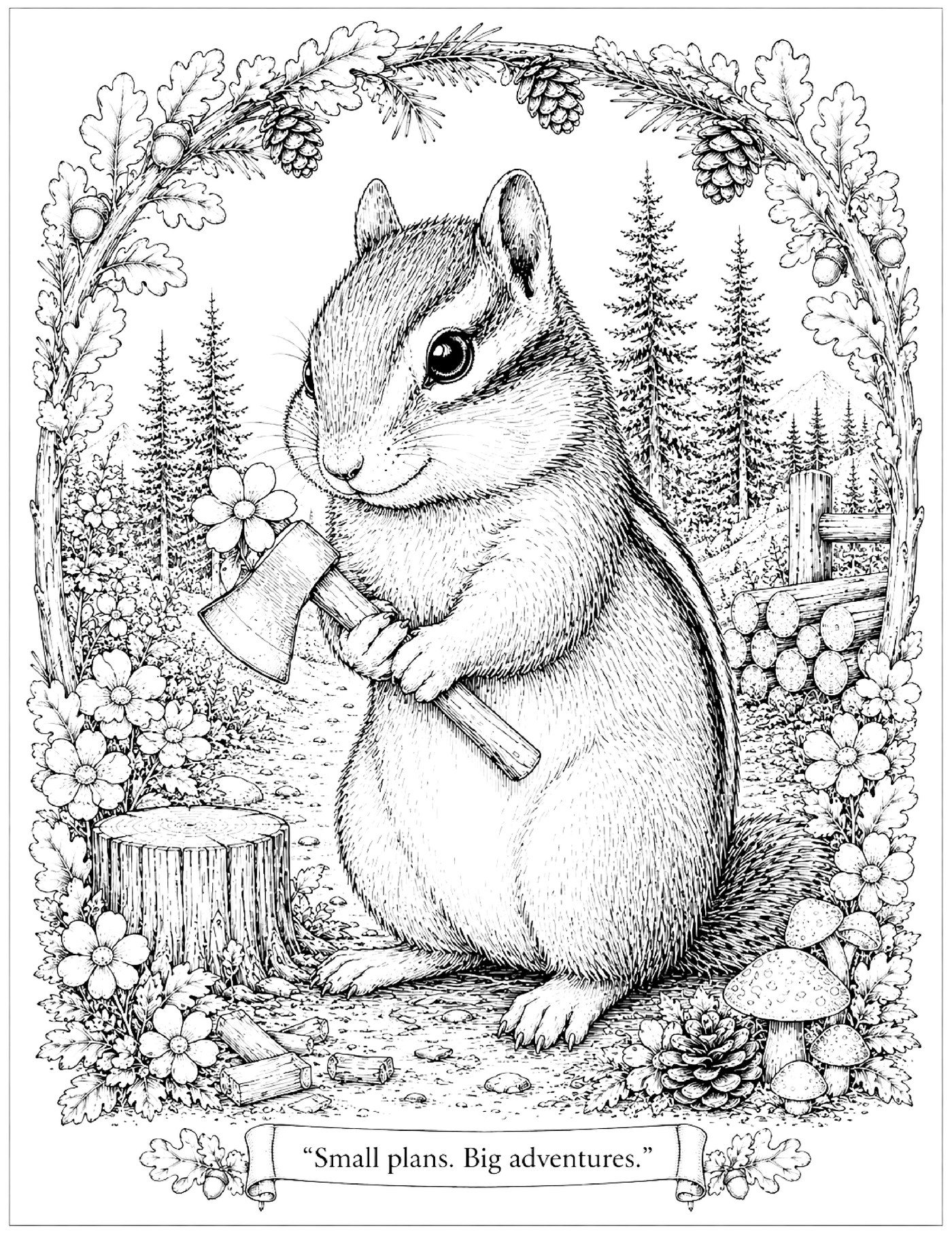 Zippy coloring page preview